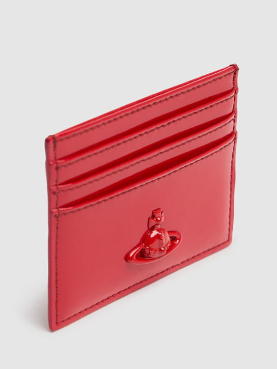 Vivienne Westwood: Shiny patent card holder - women_1 | Luisa Via Roma
