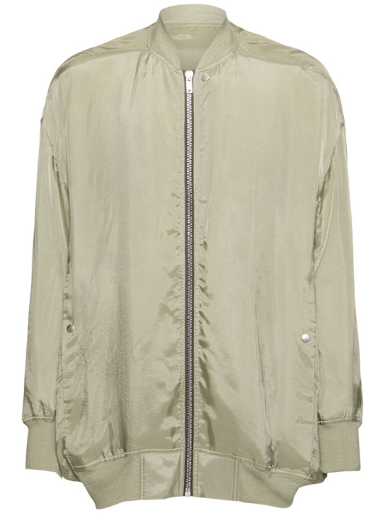 Rick Owens: Flugjacke „Jumbo Cupro“ - men_0 | Luisa Via Roma