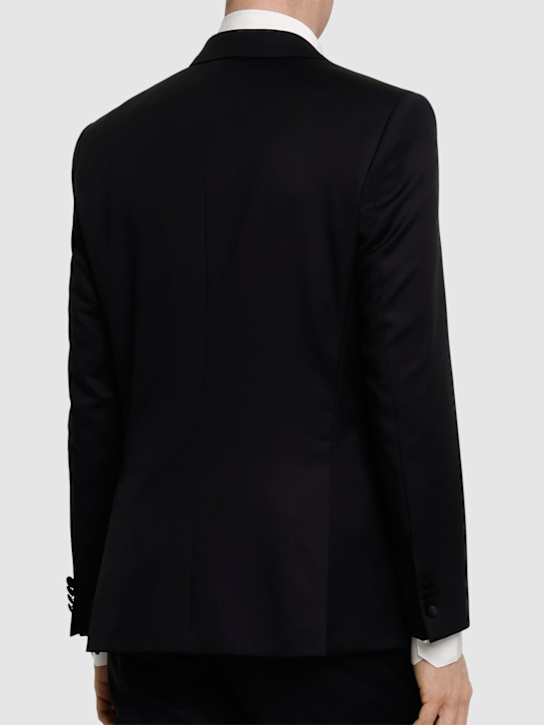 Boss: Huge wool tuxedo jacket - Black - men_2 | Luisa Via Roma