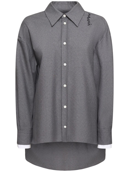 Marni: Wool shirt - women_0 | Luisa Via Roma