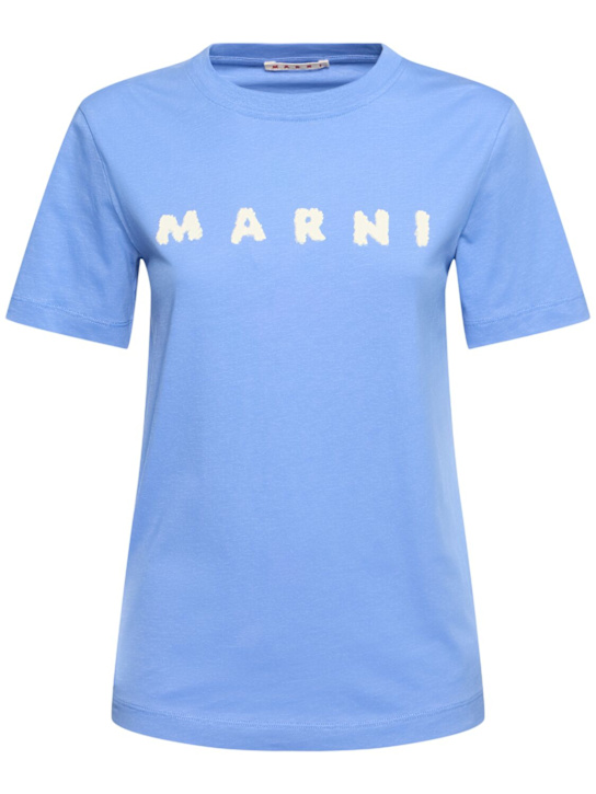 Logo printed jersey t-shirt