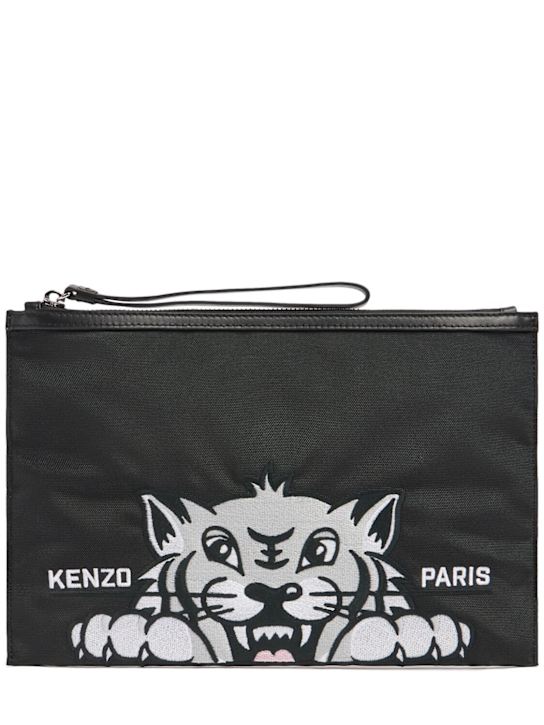 Kenzo Paris: Happy tiger large clutch - men_0 | Luisa Via Roma