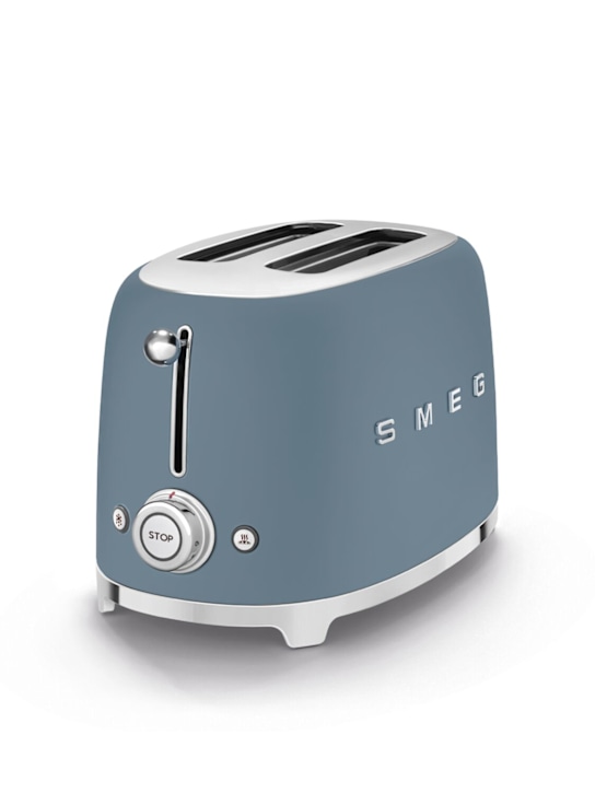 Smeg: Storm blue 2x2 toaster - Storm Blue - ecraft_1 | Luisa Via Roma