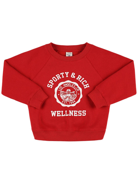 Sporty & Rich: Emblem スウェットシャツ - kids-boys_0 | Luisa Via Roma