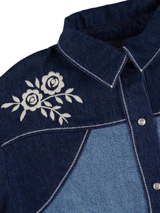 The New Society: コットンデニムシャツ - kids-girls_1 | Luisa Via Roma