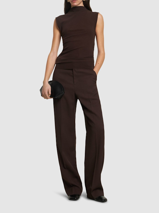 Philosophy Di Lorenzo Serafini: Stretch tulle top - women_1 | Luisa Via Roma