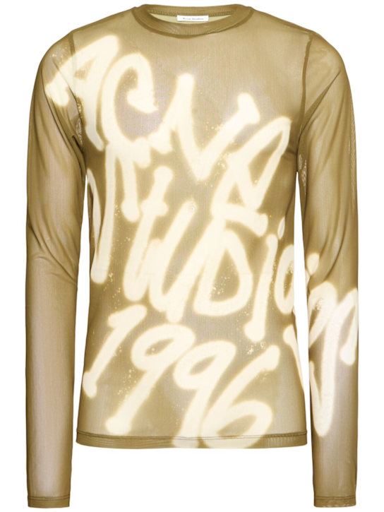 Elore Spray long sleeve mesh top - Thumbnail 1