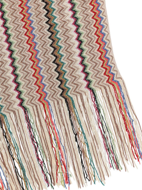 Missoni: Viscose blend jacquard scarf - women_1 | Luisa Via Roma