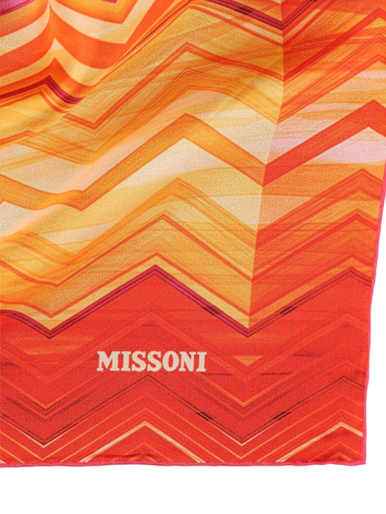 Missoni: Printed silk scarf - women_1 | Luisa Via Roma