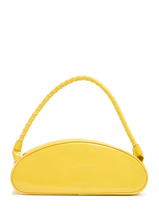 MSGM: Small Bean レザーショルダーバッグ - women_0 | Luisa Via Roma