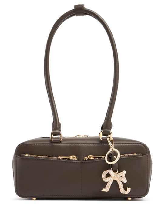 Self-portrait: Leather shoulder bag w/ key holder - women_0 | Luisa Via Roma