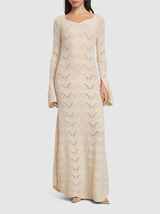The Garment: Verbier alpaca blend knit long dress - Raw - women_1 | Luisa Via Roma