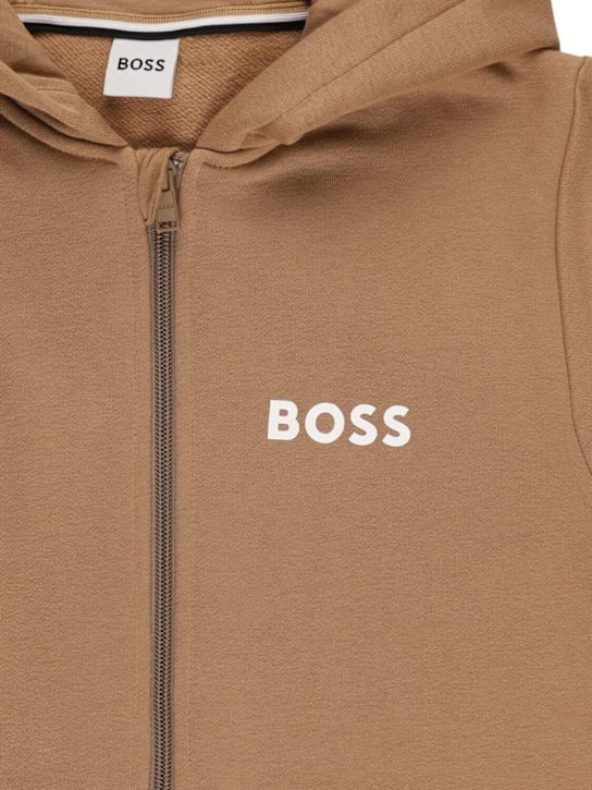 Boss: コットンスウェットシャツ＆パンツ - kids-boys_1 | Luisa Via Roma