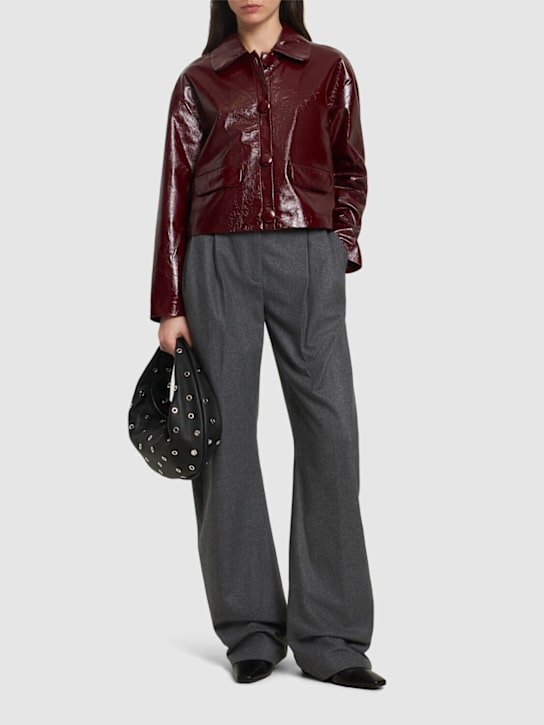 Self-portrait: Faux leather jacket - women_1 | Luisa Via Roma