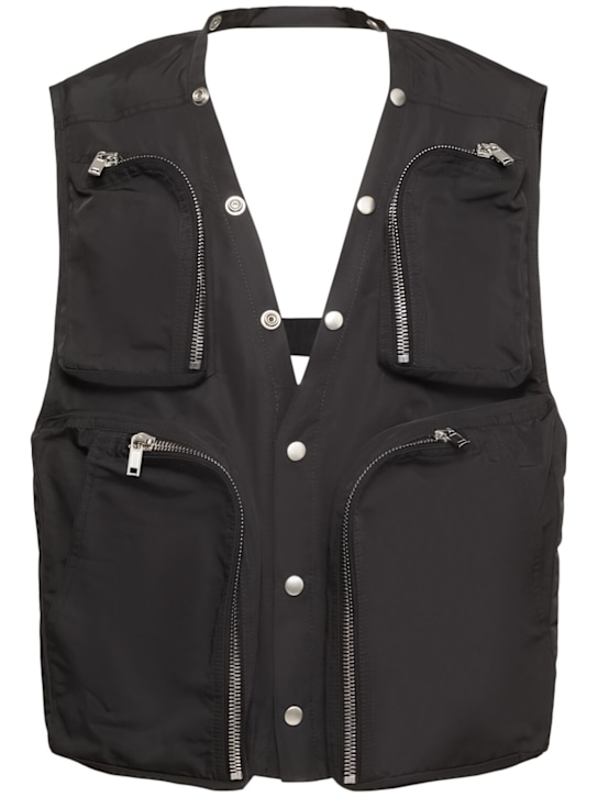 Rick Owens: Cargo vest - Black - men_0 | Luisa Via Roma