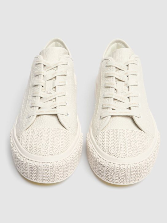 Marc Jacobs: The Low Top leather sneakers - Cotton White - women_2 | Luisa Via Roma