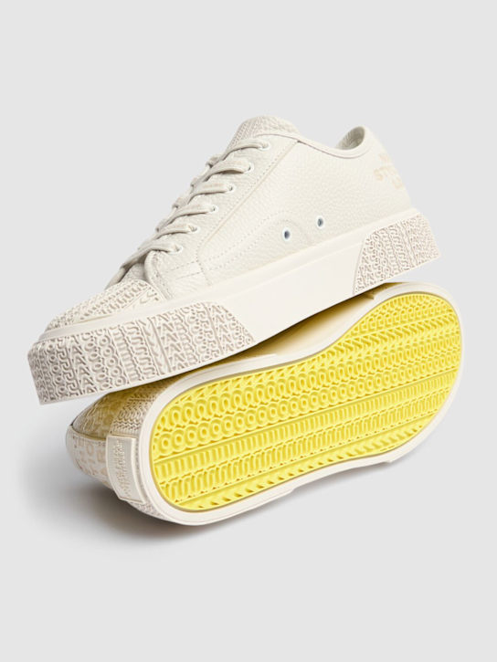 Marc Jacobs: The Low Top leather sneakers - Cotton White - women_5 | Luisa Via Roma