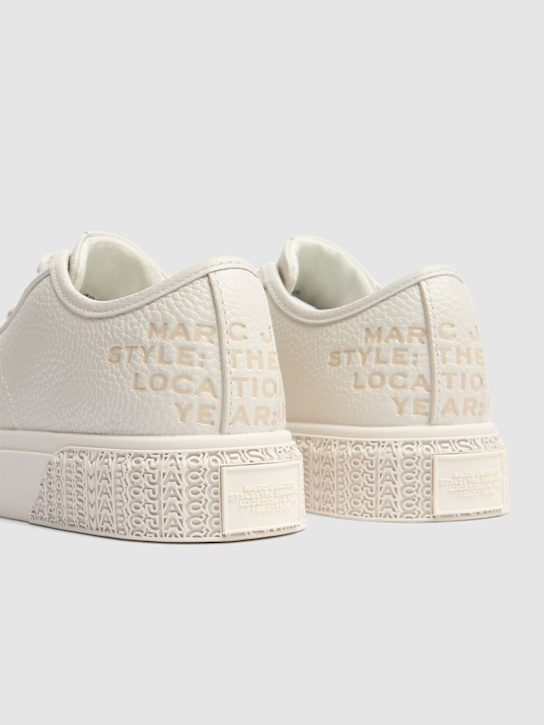 Marc Jacobs: The Low Top leather sneakers - Cotton White - women_4 | Luisa Via Roma