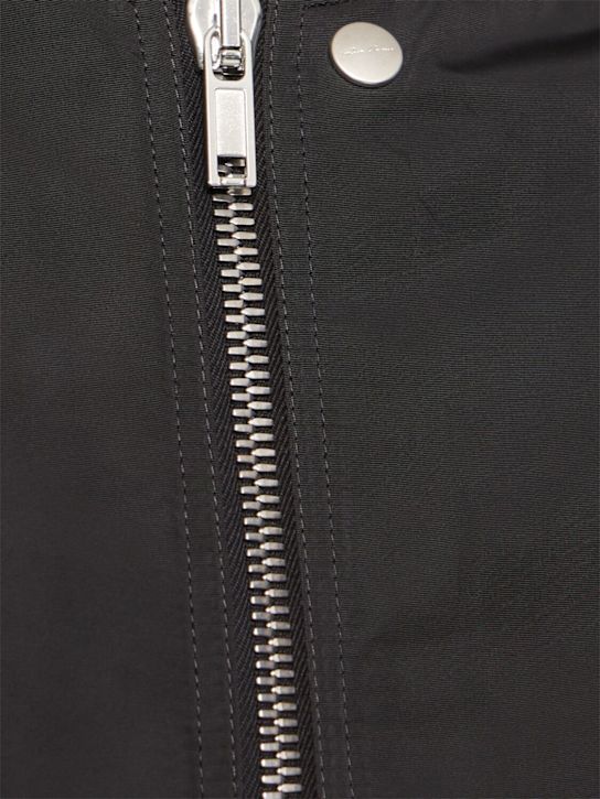 Rick Owens: Classic flight bomber jacket - Black - men_4 | Luisa Via Roma
