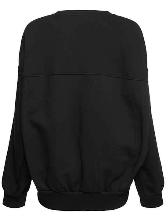 Marni: Brushed cotton sweatshirt - Black - women_3 | Luisa Via Roma