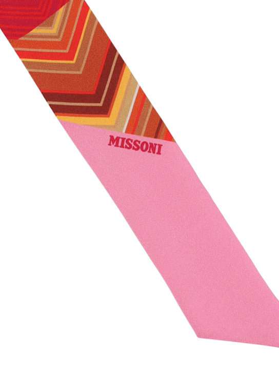 Missoni: Printed silk bandeau scarf - women_1 | Luisa Via Roma