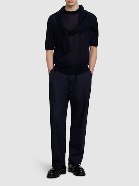 Laneus: Unisex poplin pants - men_1 | Luisa Via Roma