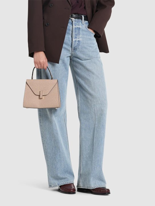 Valextra: Mini Iside grained leather bag - women_1 | Luisa Via Roma