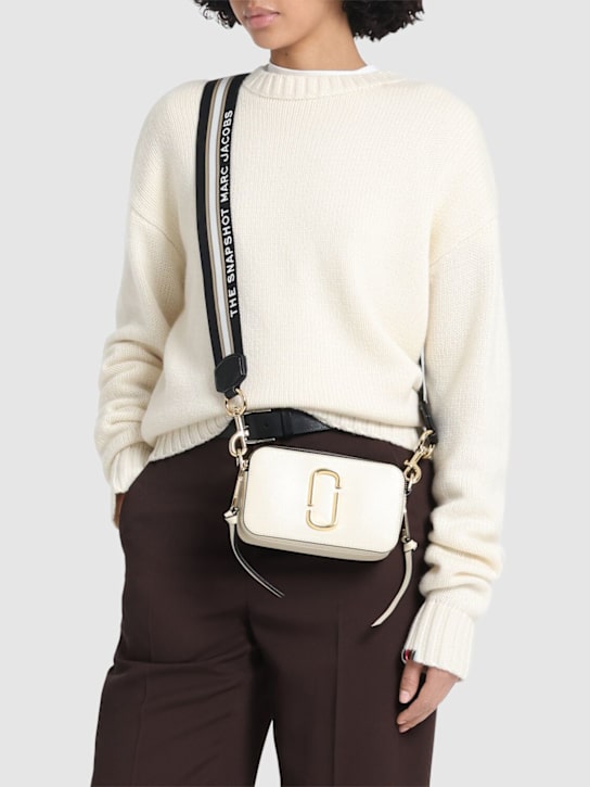 Marc Jacobs: Colorblock Snapshot leather shoulder bag - women_1 | Luisa Via Roma
