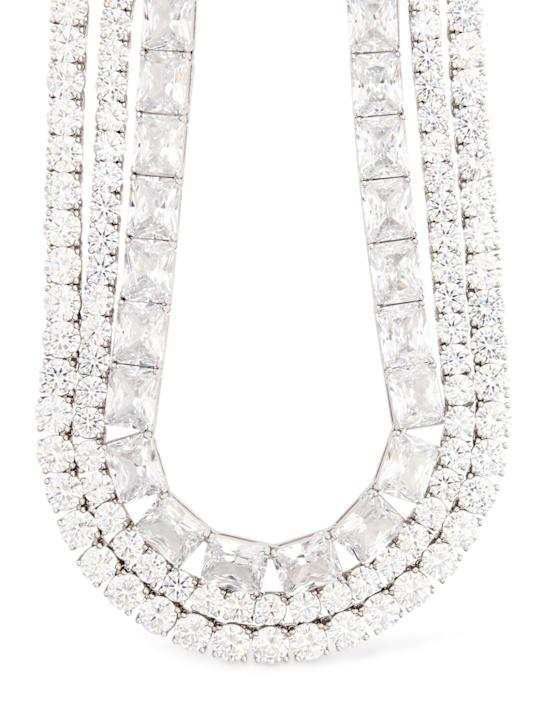 Self-portrait: Multi crystal choker - women_0 | Luisa Via Roma