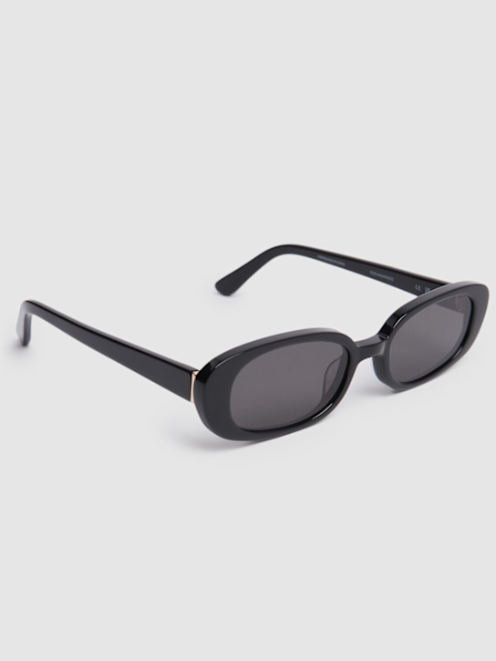 Velvet Canyon: Ovale Sonnenbrille aus Acetat „Velvetine“ - Black/Smoke - women_1 | Luisa Via Roma