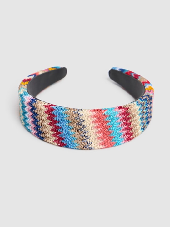 Missoni: Viscose jacquard headband - women_1 | Luisa Via Roma