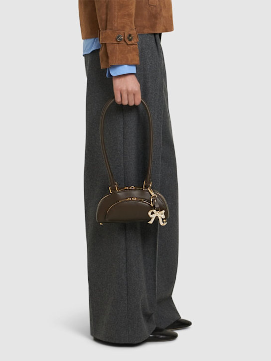 Self-portrait: Mini leather shoulder bag - women_1 | Luisa Via Roma