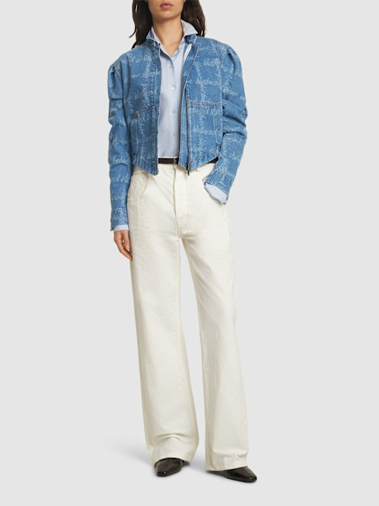 Filli logo denim jacket - Thumbnail 2