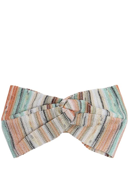 Missoni: Jacquard lurex headband - women_0 | Luisa Via Roma