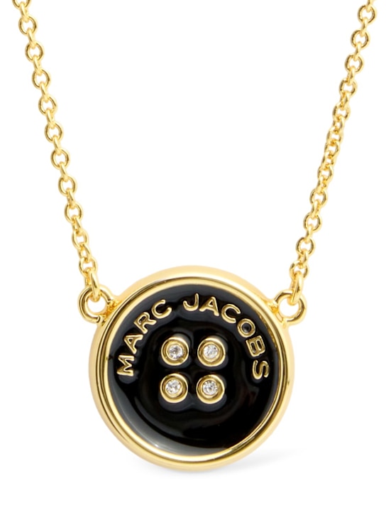 Marc Jacobs: Button charm necklace - women_0 | Luisa Via Roma