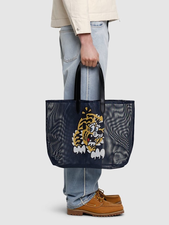 Kenzo Paris: Verdy large mesh tote bag - men_1 | Luisa Via Roma