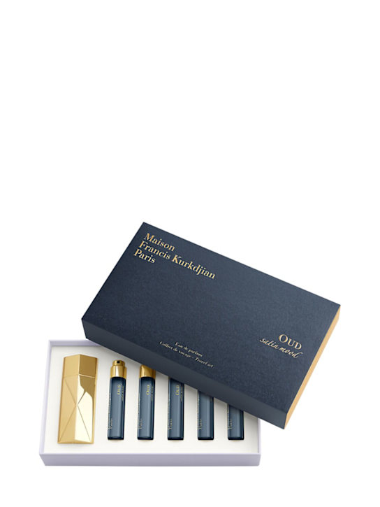 Maison Francis Kurkdjian: Set di ricarica Oud Satin Mood Globe Trotter - Trasparente - beauty-men_0 | Luisa Via Roma