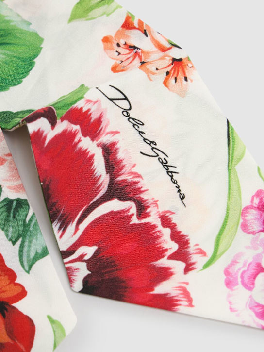 Dolce&Gabbana: Scrunchie aus Baumwolle mit Druck - Bunt - kids-girls_1 | Luisa Via Roma