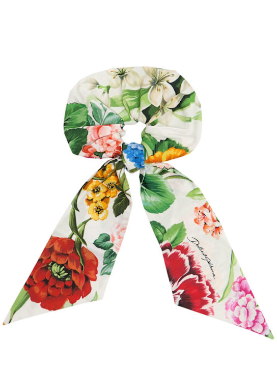 Dolce&Gabbana: Scrunchie aus Baumwolle mit Druck - Bunt - kids-girls_0 | Luisa Via Roma