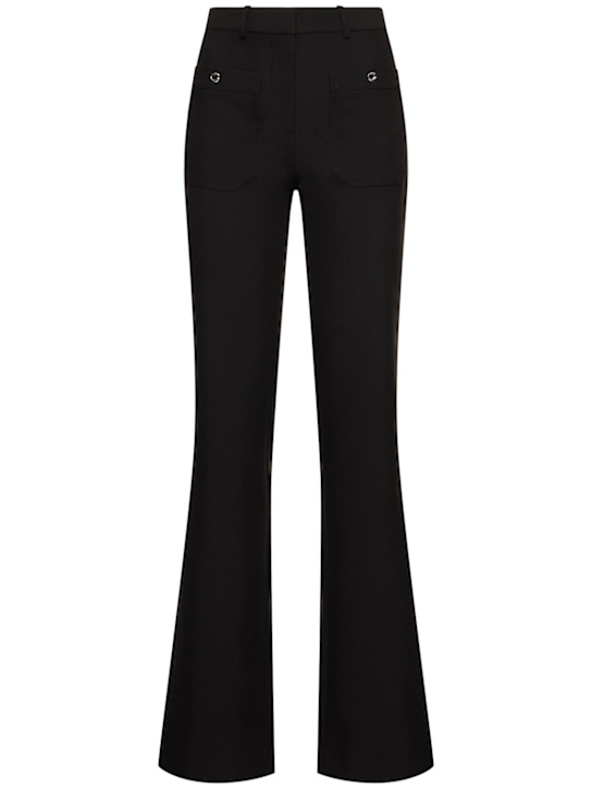 Coperni: Four-pocket tailored flared pants - Black - women_0 | Luisa Via Roma