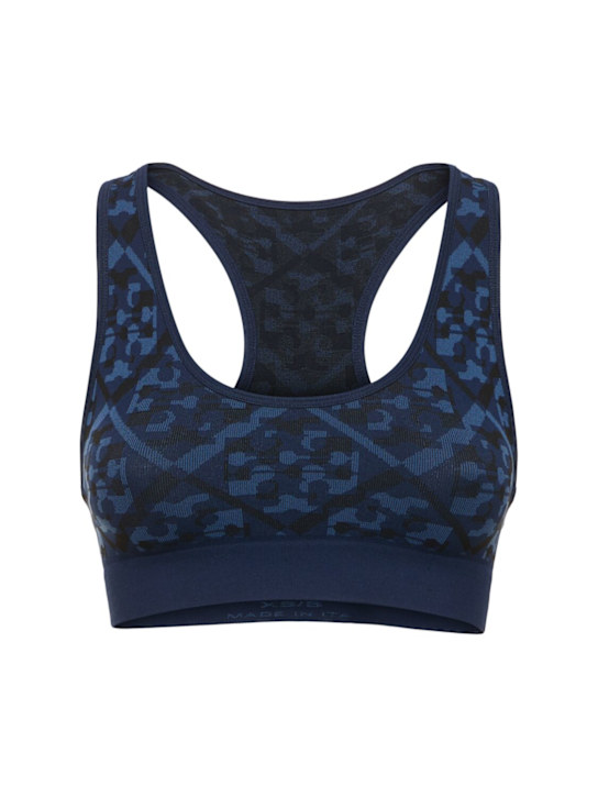 Logo jacquard seamless bra - Thumbnail 1