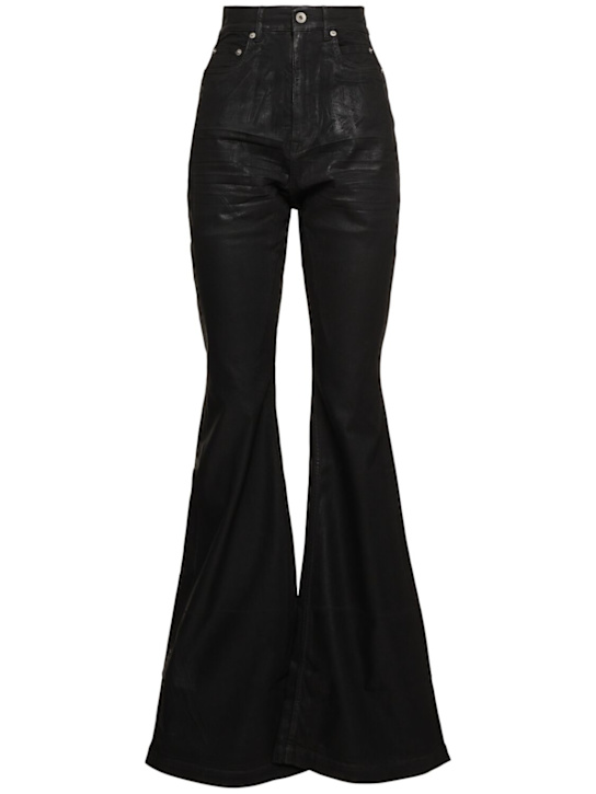 Rick Owens DRKSHDW: Bolan bootcut denim jeans - women_0 | Luisa Via Roma