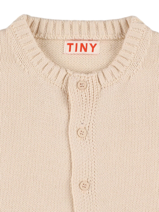Tiny Cottons: Cardigan in maglia di cotone con ricami - kids-girls_1 | Luisa Via Roma