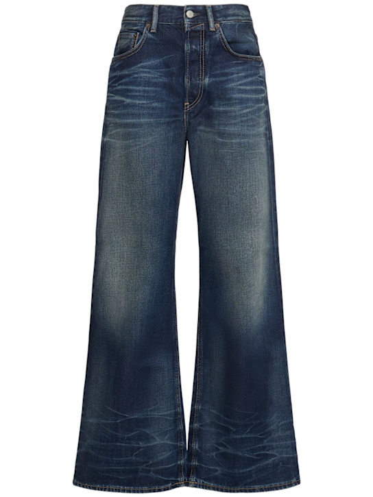 Acne Studios: Broadway midrise loose fit jeans - women_0 | Luisa Via Roma
