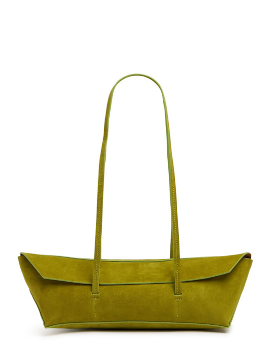 Christopher Esber: Mini Gondola suede shoulder bag - women_0 | Luisa Via Roma