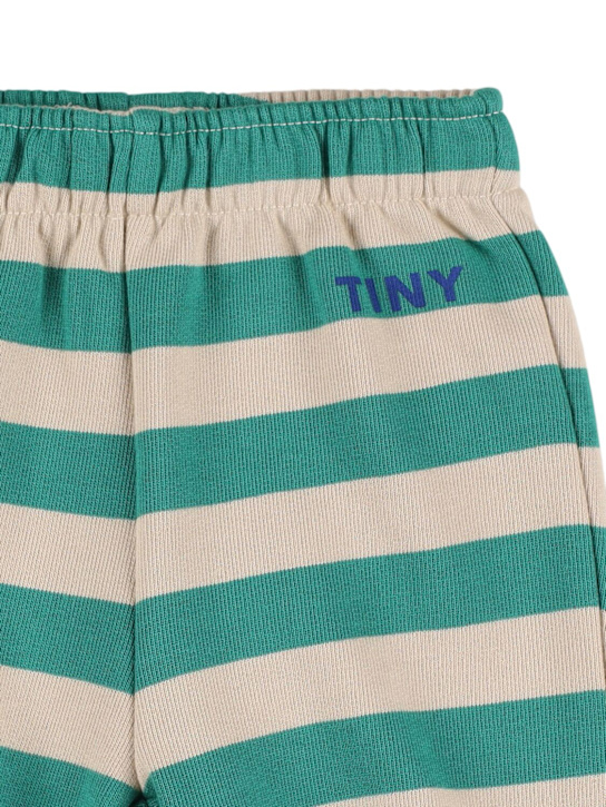 Tiny Cottons: Striped cotton sweatpants - kids-girls_1 | Luisa Via Roma