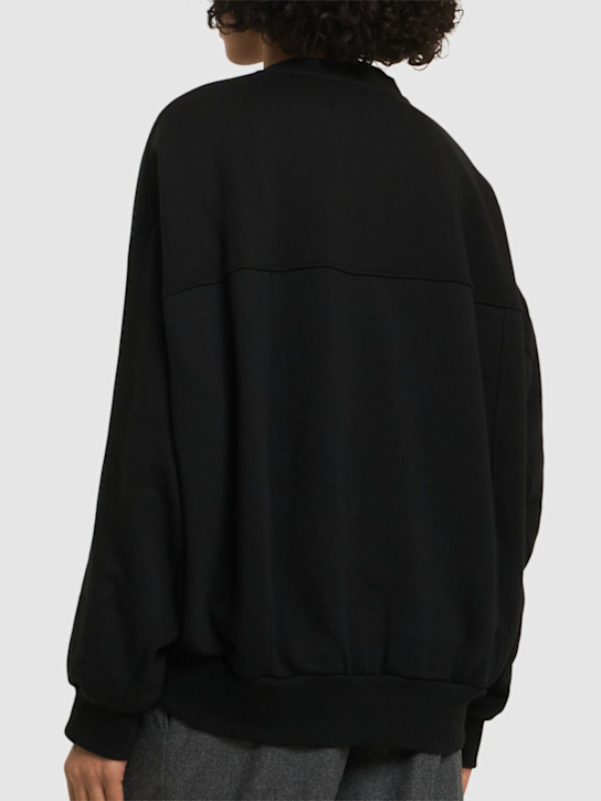 Marni: Brushed cotton sweatshirt - Black - women_2 | Luisa Via Roma