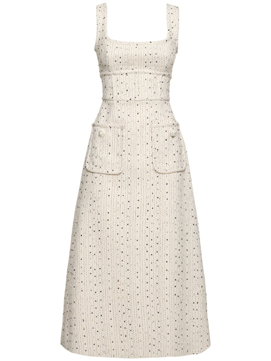 Tweed midi dress