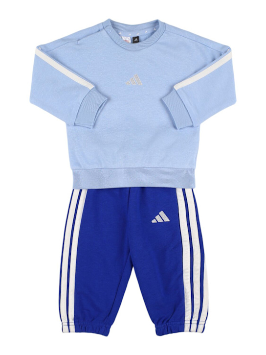 adidas Originals: コットンブレンドスウェットシャツ＆スウェットパンツ - kids-boys_0 | Luisa Via Roma