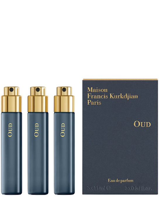 Maison Francis Kurkdjian: Eau de parfum Oud 3 x 11ml - Trasparente - beauty-men_0 | Luisa Via Roma